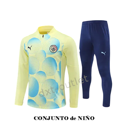 Chándal Niño Entrenamiento M-City 2025 amarillo