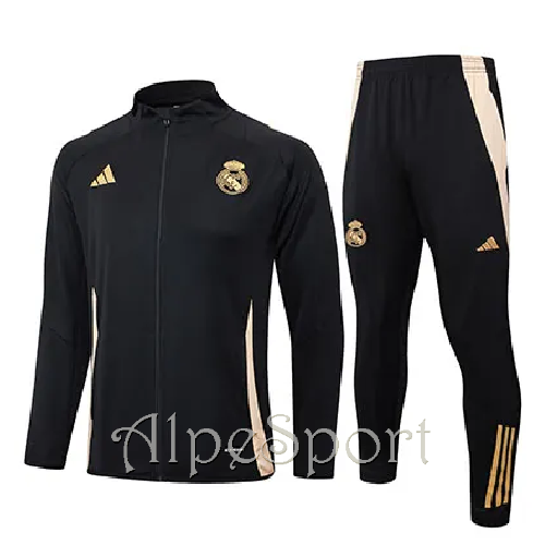 Chándal Paseo RMCF 2025 negro oro