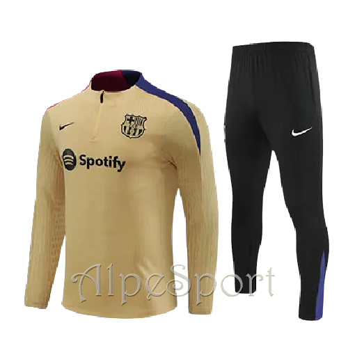 Chándal Entrenamiento FC Barcelona 2025 color crema