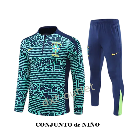 Chándal Niño Entrenamiento Brasil 2025 Estampado