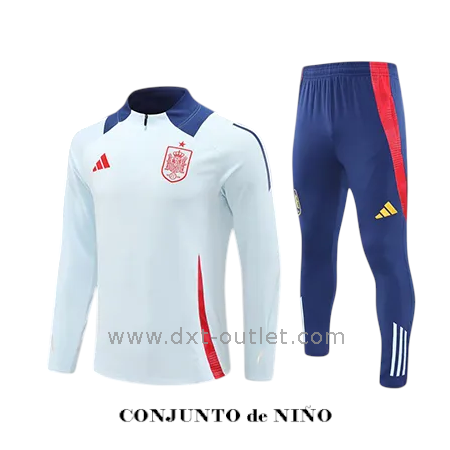Chándal Niño Entrenamiento España 2025 celeste