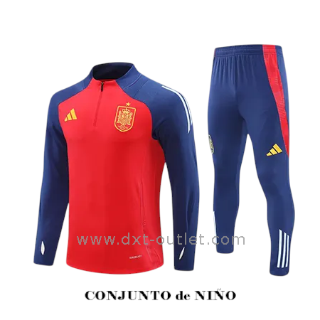 Chándal Niño Entrenamiento España 2025 rojo