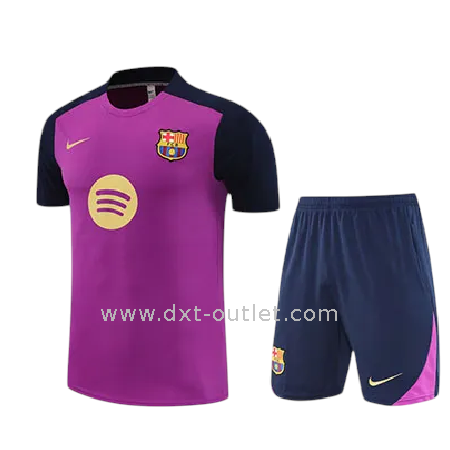 Kit entrenamiento PC FC Barcelona 2025 morado