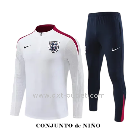 Chándal Niño Entrenamiento Inglaterra 2025 blanco