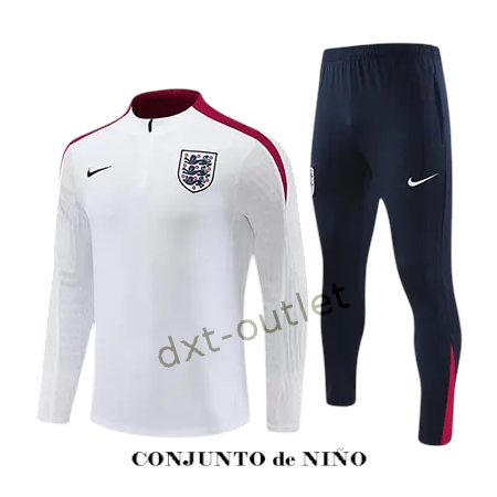 Chándal Niño Entrenamiento Inglaterra 2025 blanco