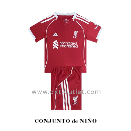 Liverpool FC Niño 2025-26 1ª Rép.