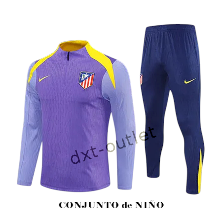 Chándal NIÑO Entrenamiento At. Madrid 2026 LILA
