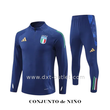 Chándal Niño Entrenamiento iTALIA 2025 Azul