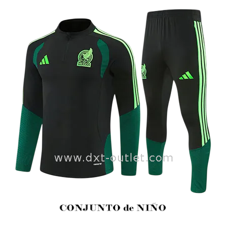 Chándal NIÑO entrenamiento México 2026 V Oscuro