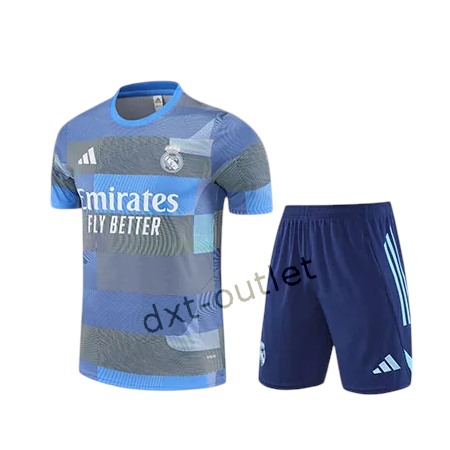 Kit entrenamiento PC RM-CF 2025 Rayas Azul