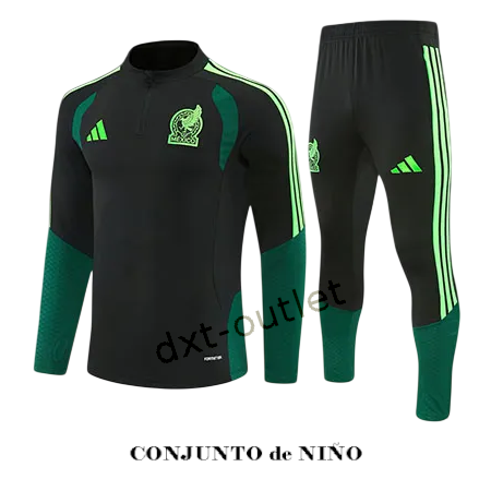 Chándal NIÑO entrenamiento México 2026 V Oscuro