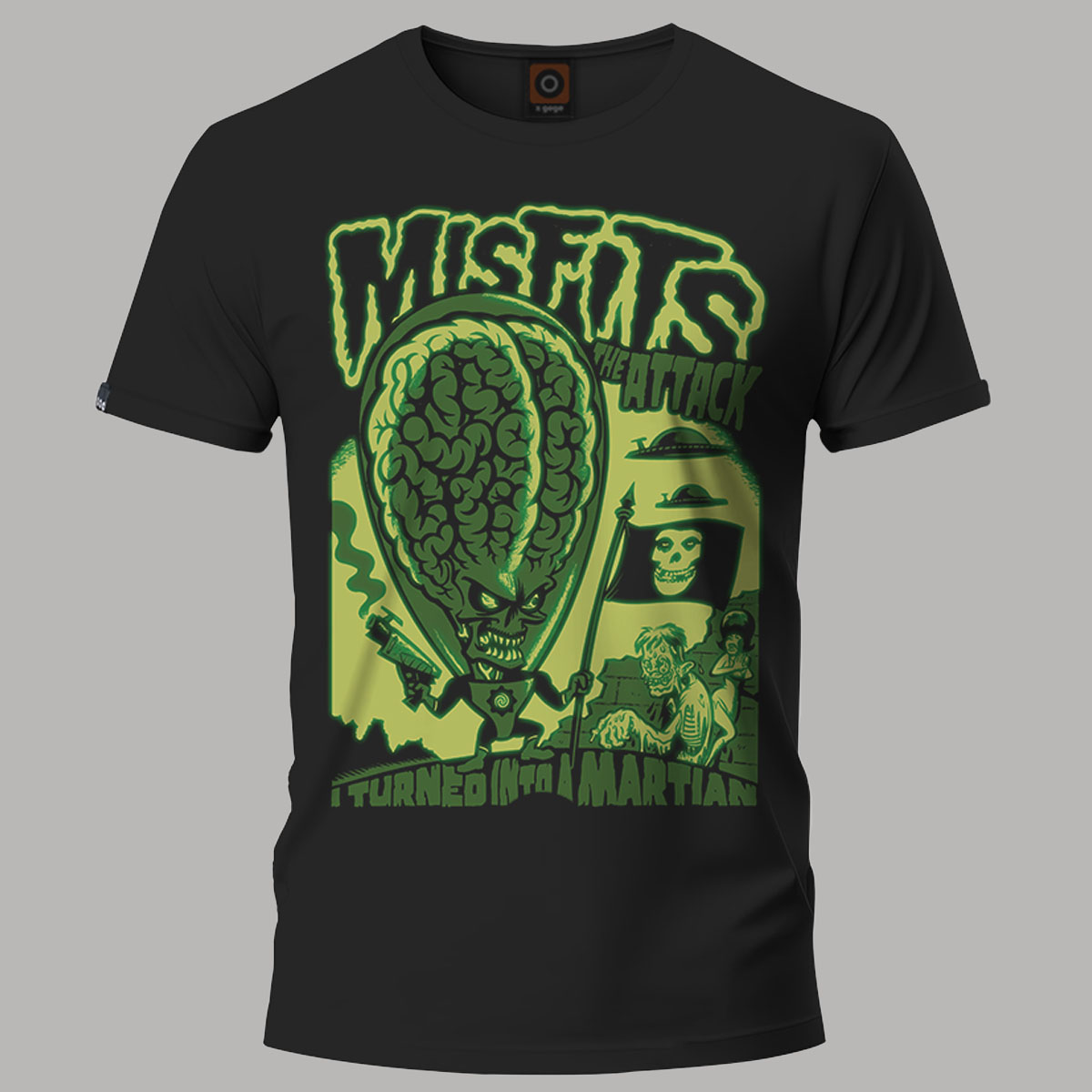 Playera Misfits Attack