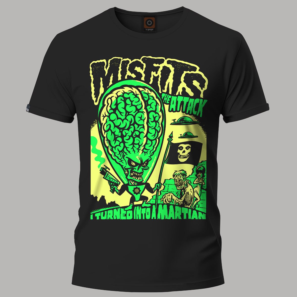 Playera Misfits Attack