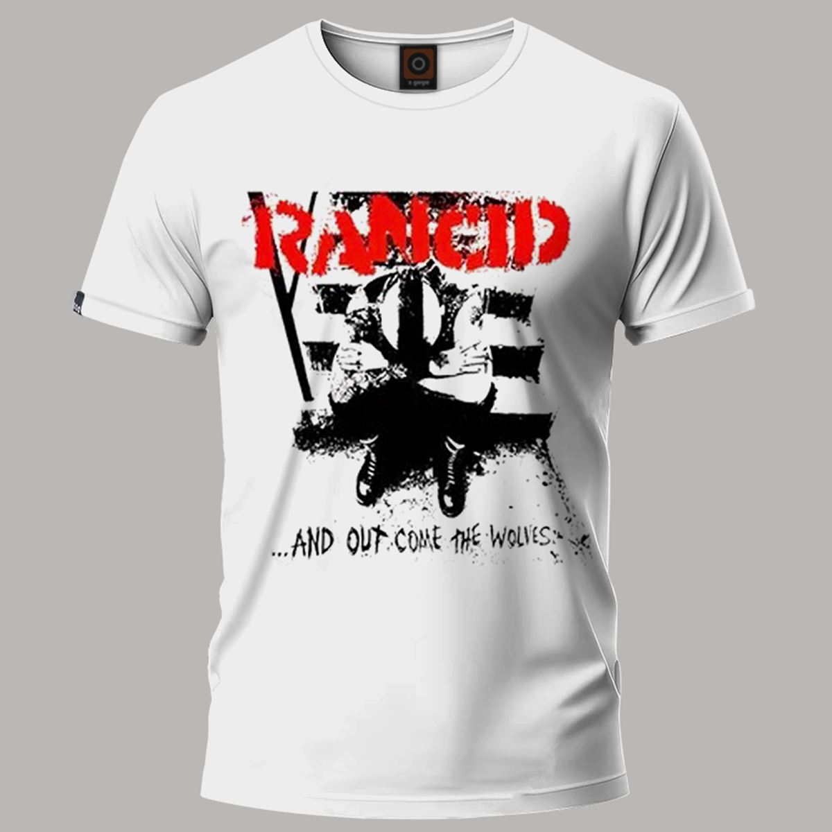 Playera Rancid And Out Come The Wolves