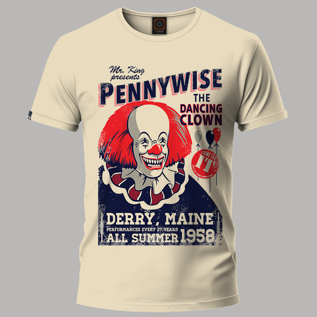 Playera Pennywise Vintage
