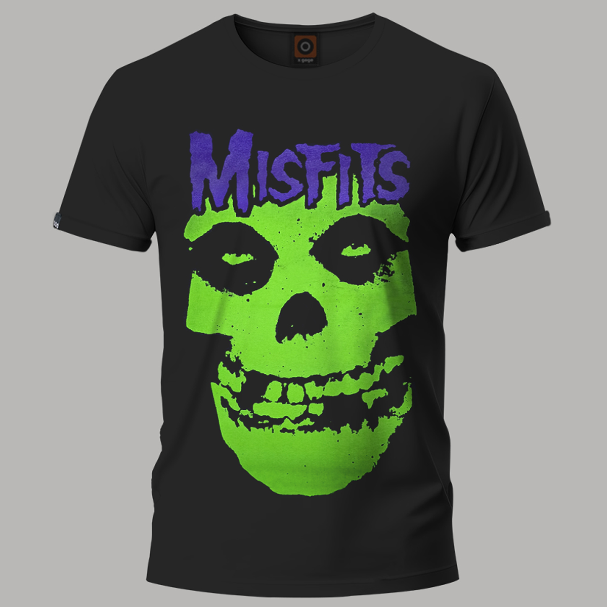Playera Misfits Verde Morado