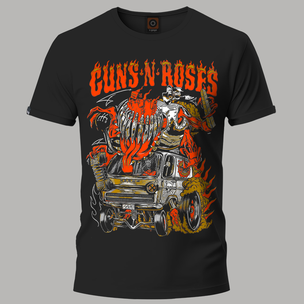Playera Guns N' Roses On Fire