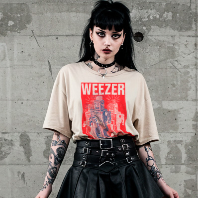 Playera Weezer Robot