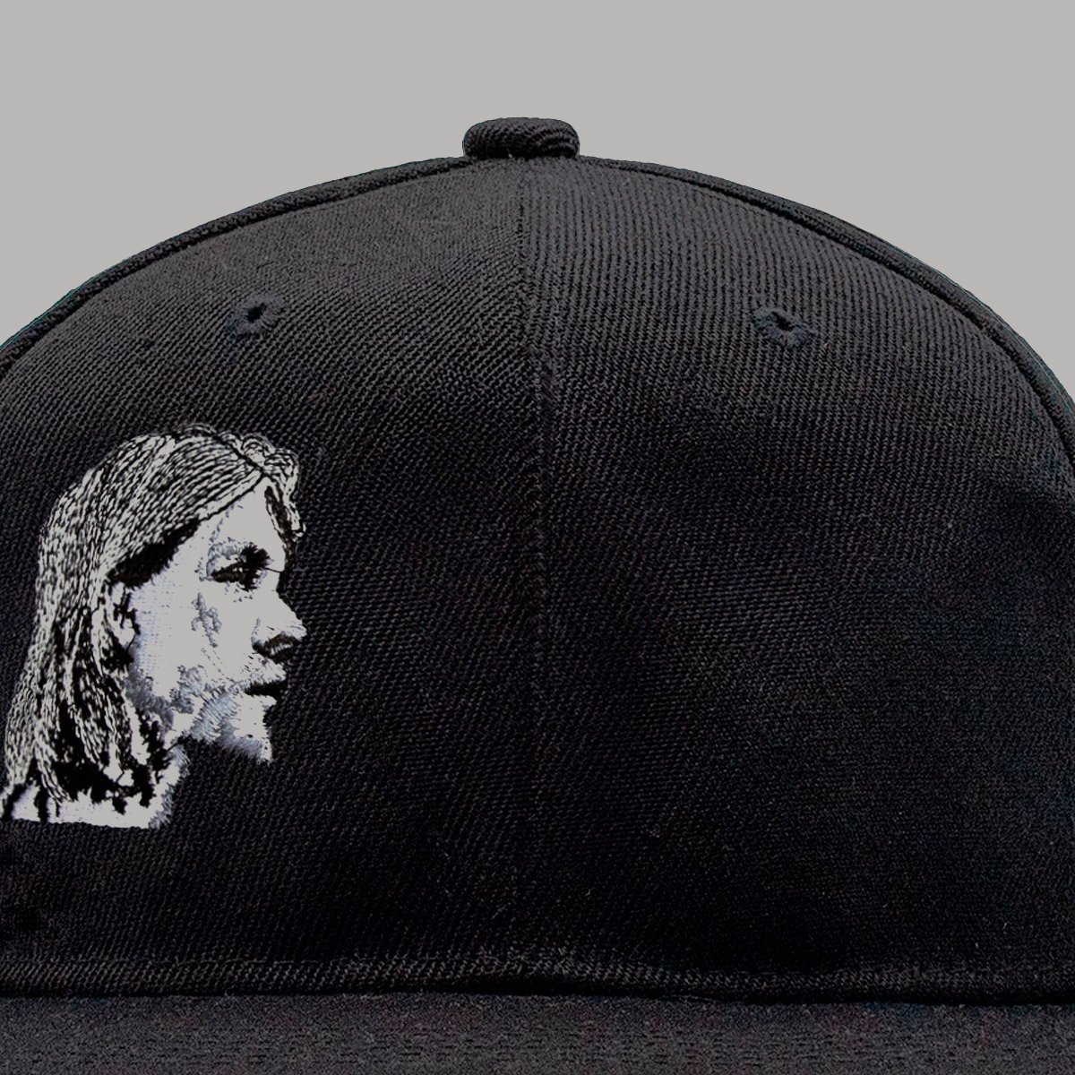 Gorra Plana Rostro Kurt Cobain