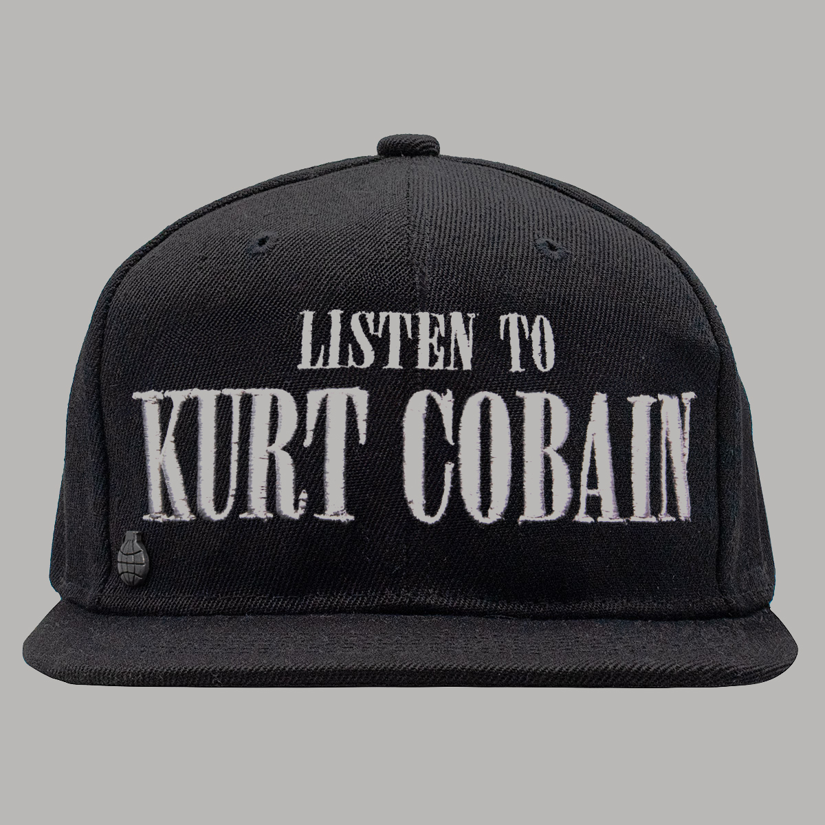 Gorra Plana Listen To Kurt Cobain