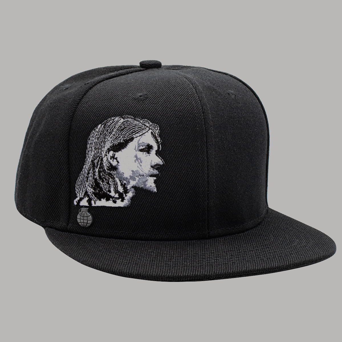 Gorra Plana Rostro Kurt Cobain