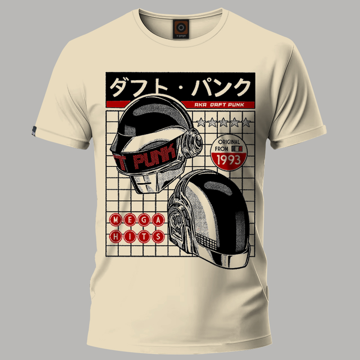 Playera Daft Punk The Helmets