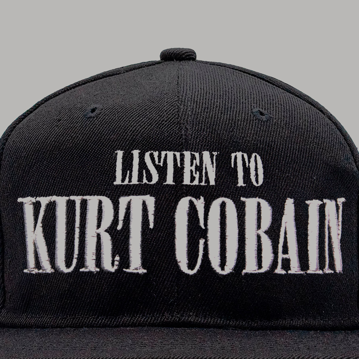 Gorra Plana Listen To Kurt Cobain