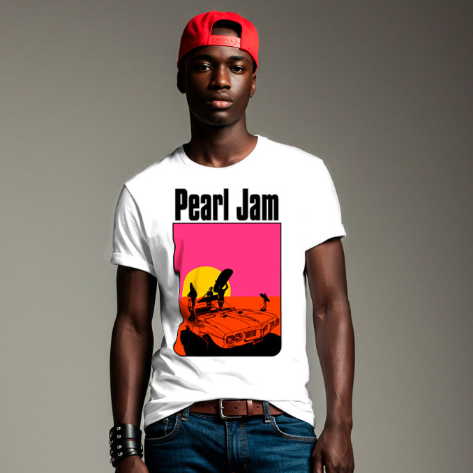 Playera Pearl Jam Sunset
