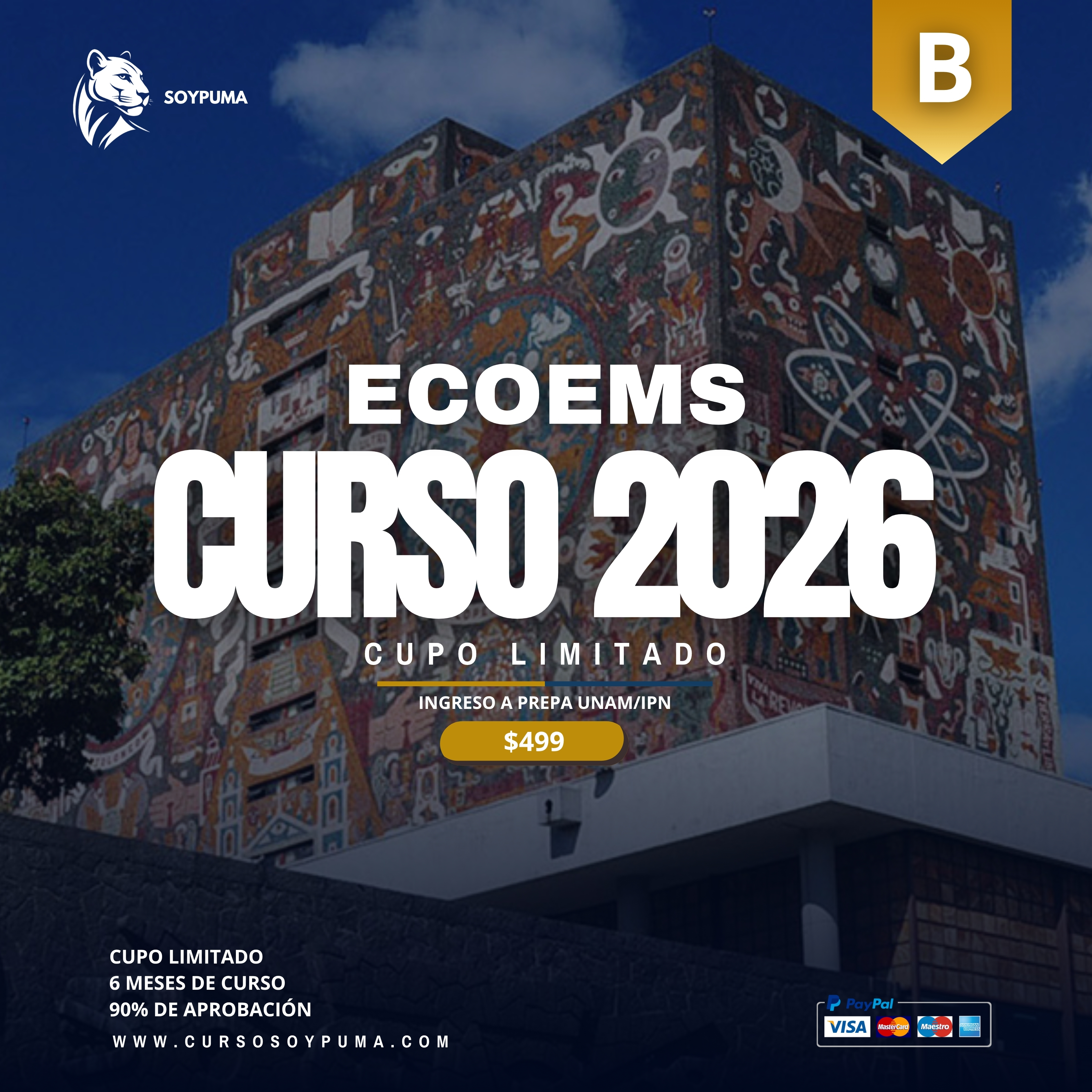 CURSO EN LÍNEA – ECOEMS 2026 (Grupo B)