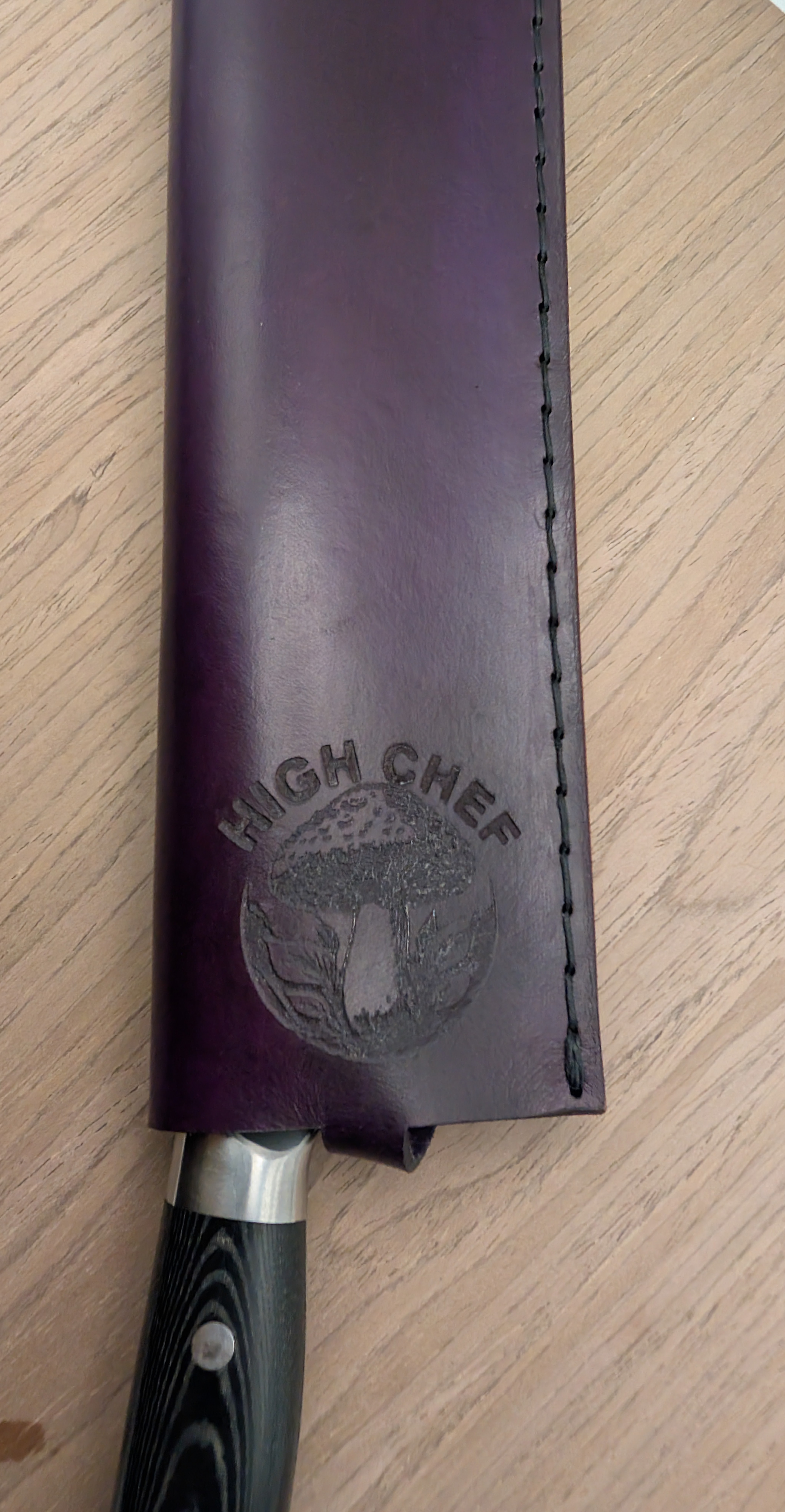 Deep purple Knife Cover