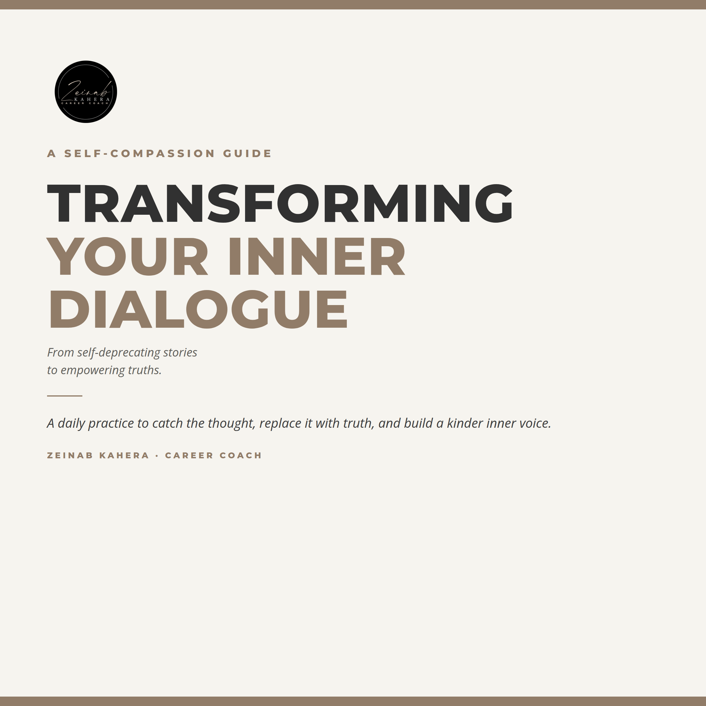Transforming Self-Deprecating Stories