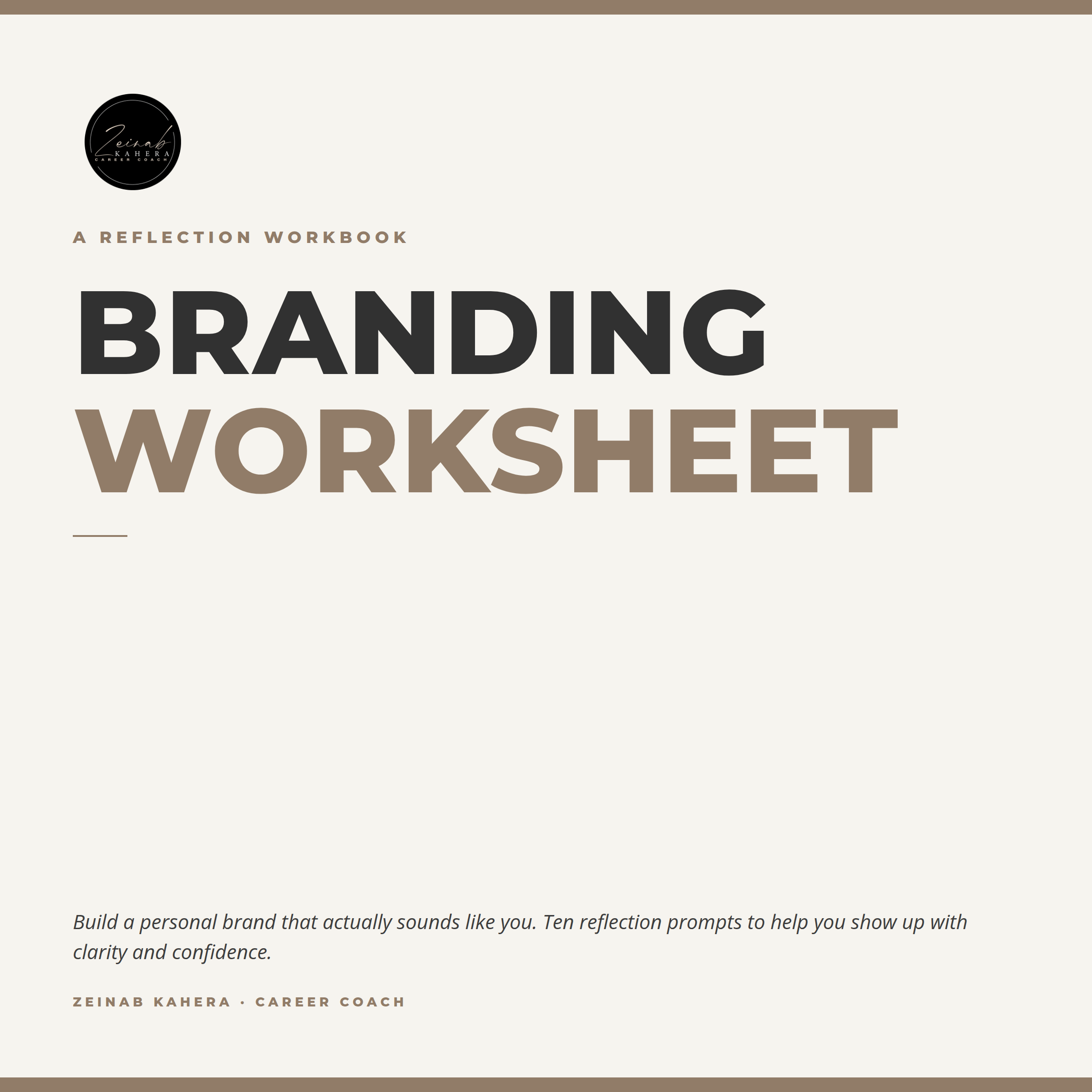 Branding Worksheet 