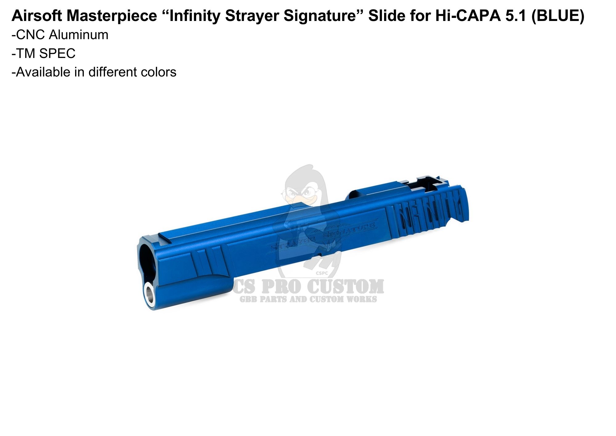 Airsoft Masterpiece Infinity Strayer Signature Slide 5.1
