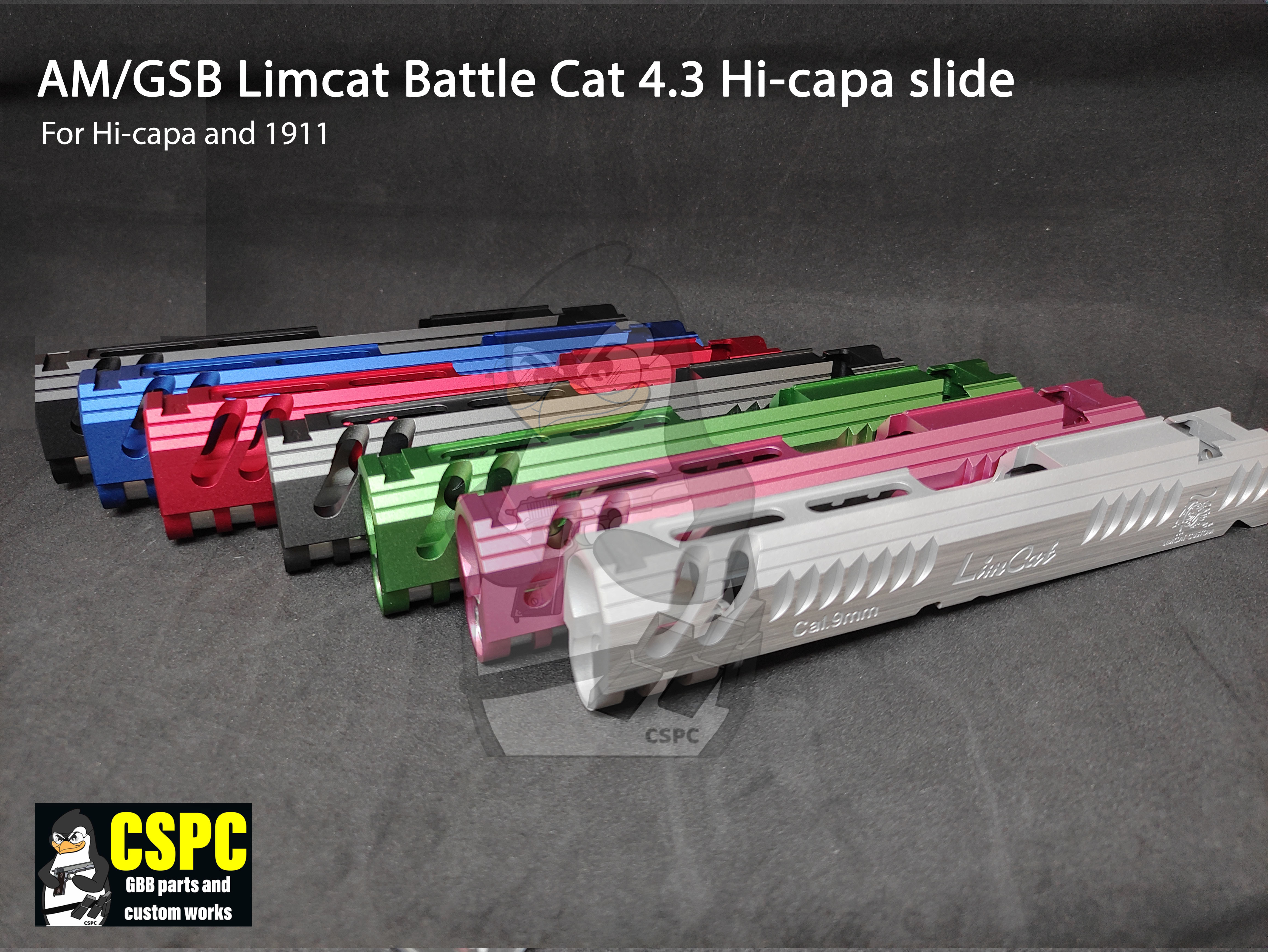 Airsoft Masterpiece Limcat Battle Cat 4.3 Hi-capa slide