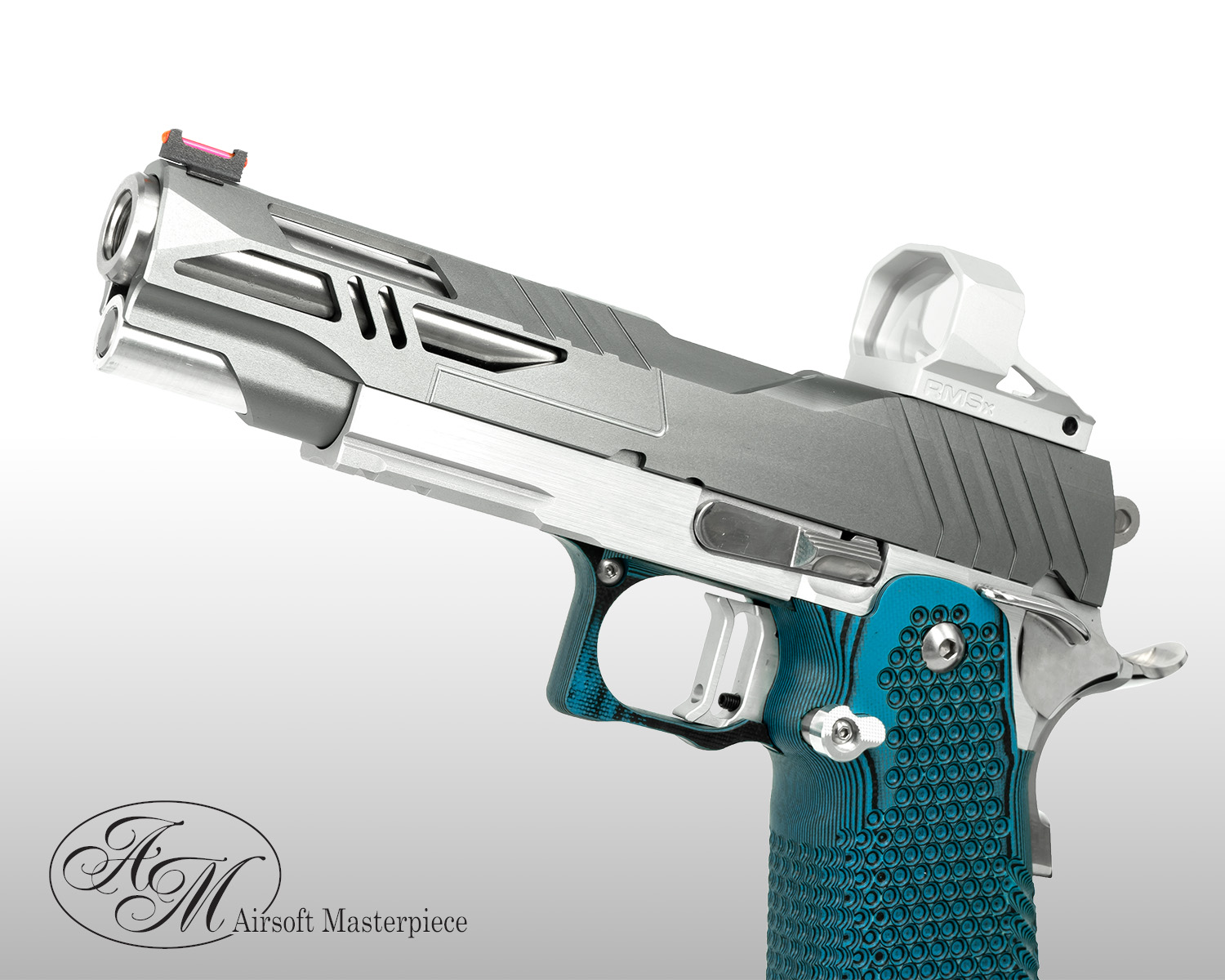Airsoft Masterpiece RIO Carry Optic Standard Slide for Hi-CAPA/1911 - Grey