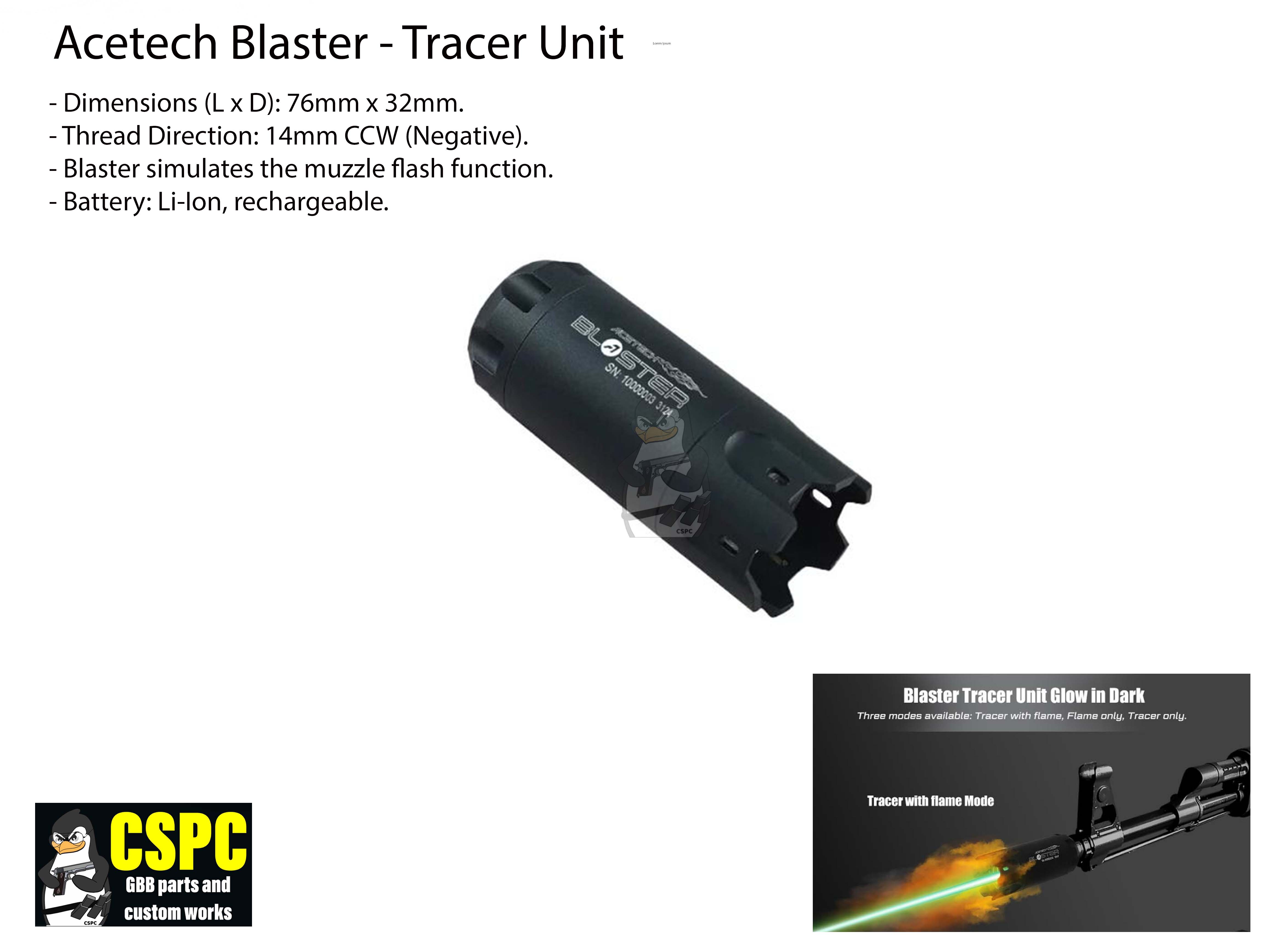 Acetech Blaster – Tracer Unit