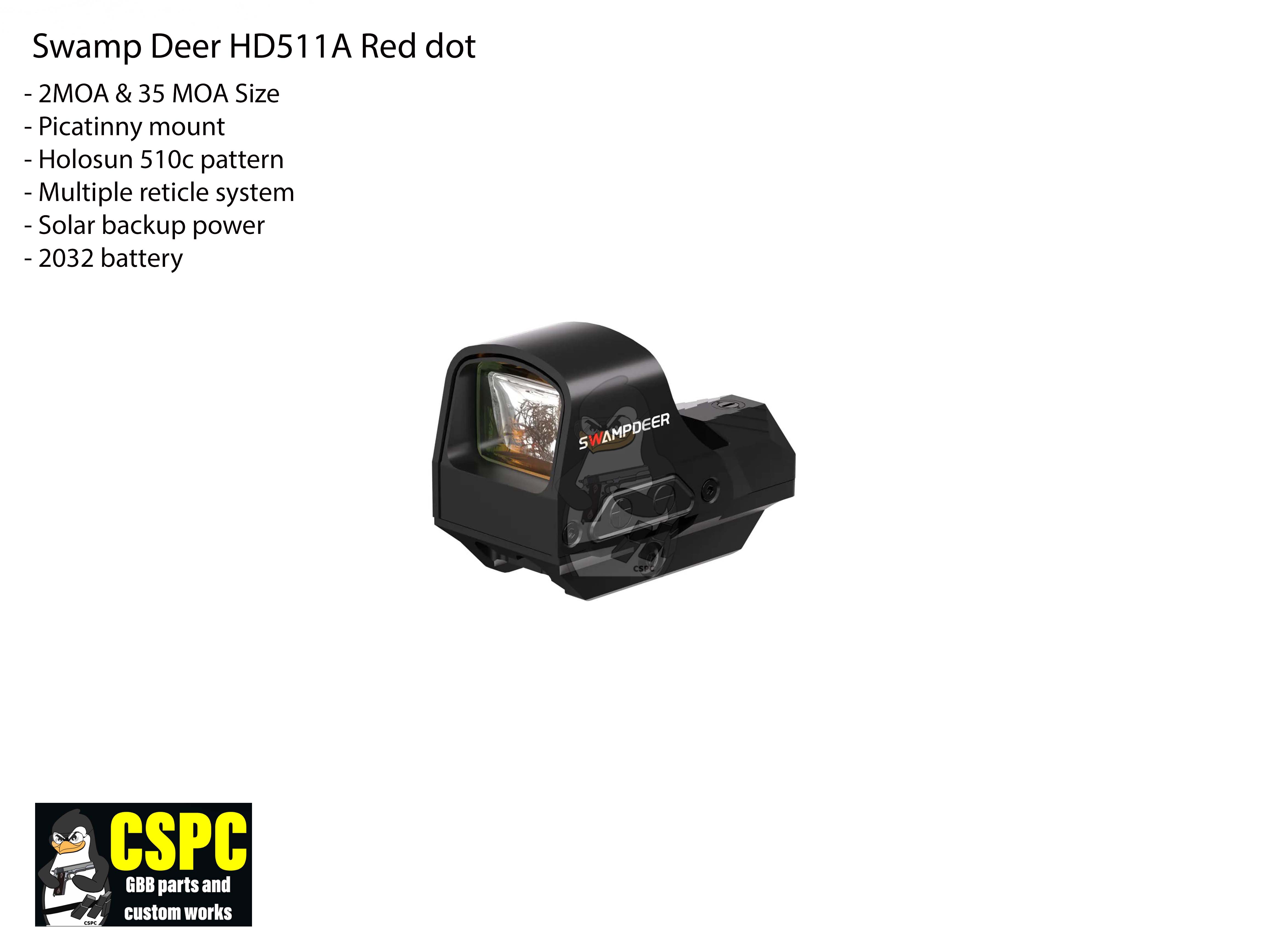 Swamp Deer HD511A Red Dot
