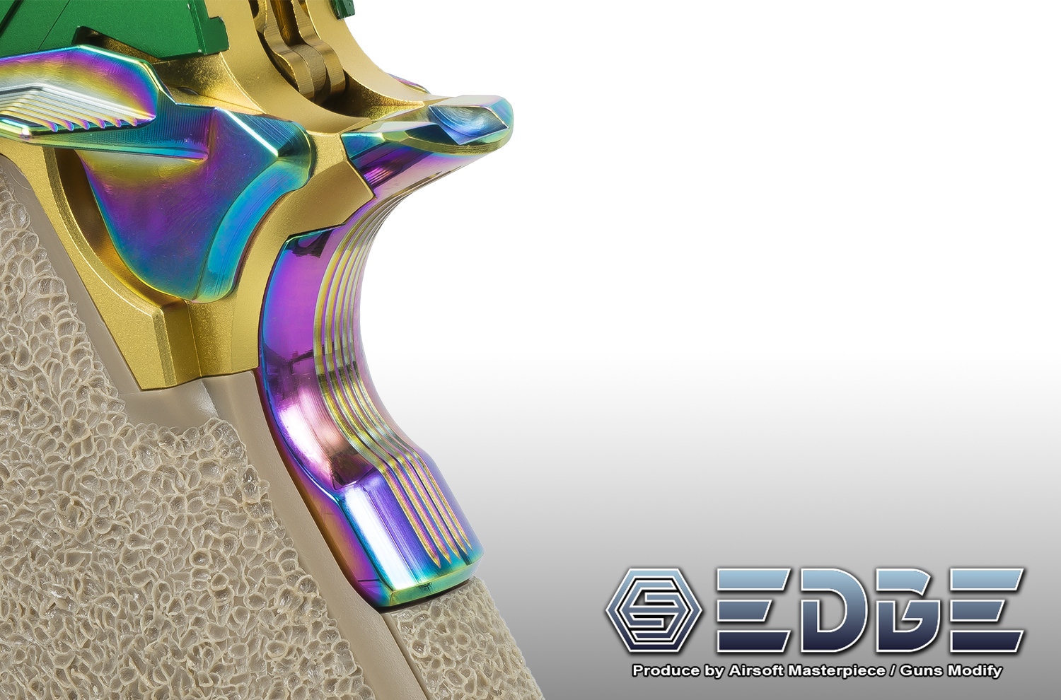EDGE Custom 'DIOMEDEA' Stainless Steel Grip Safety for Hi-CAPA