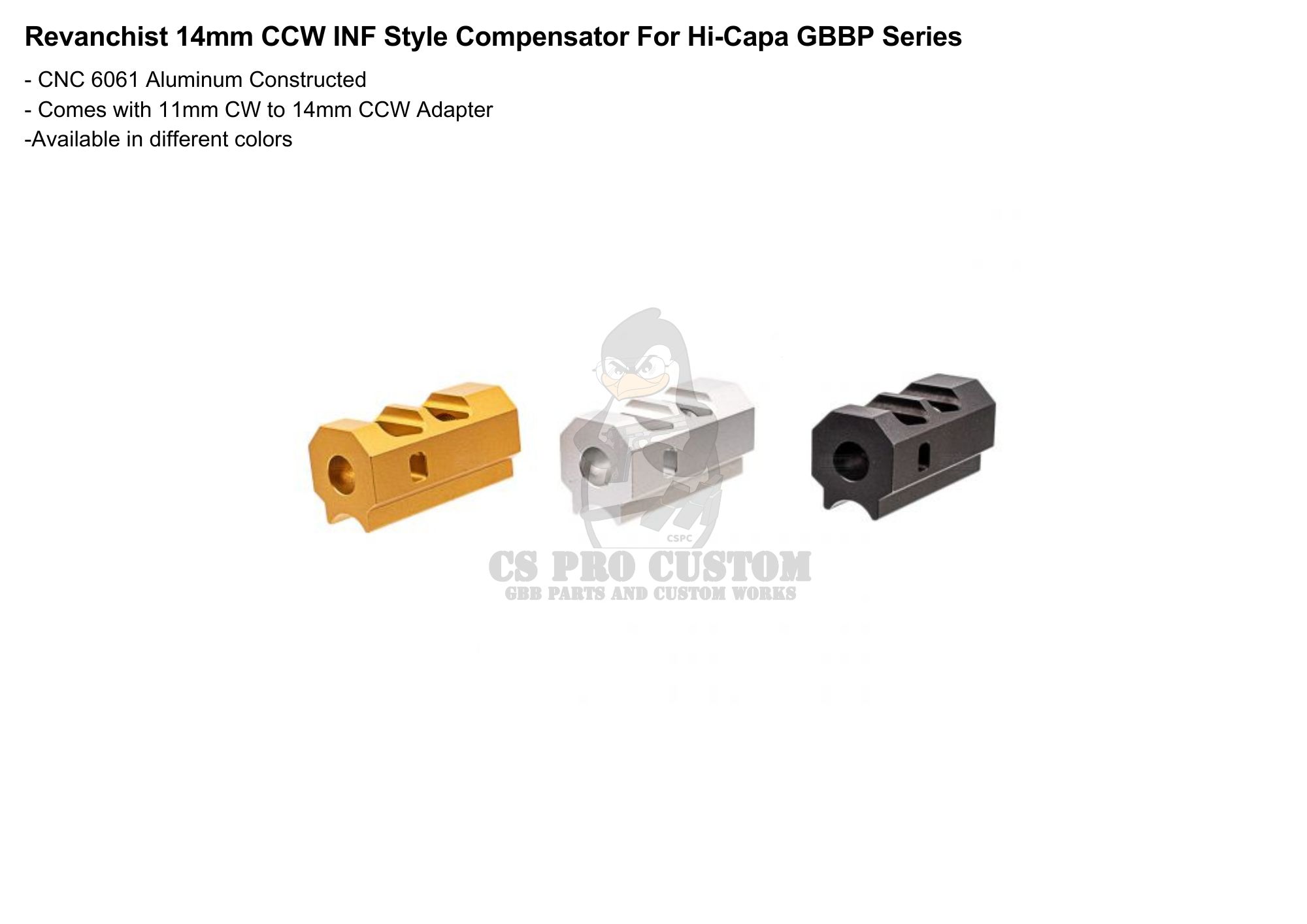 Revanchist 14mm CCW INF Style Compensator