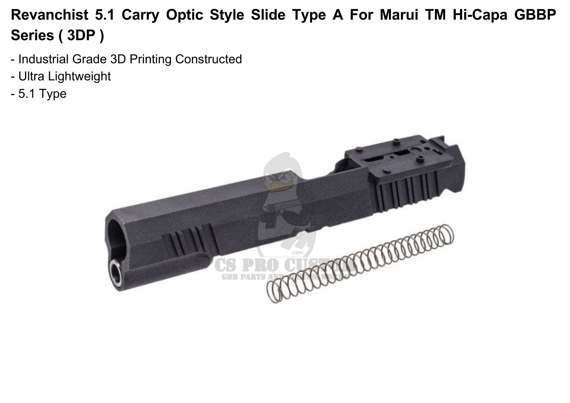 Revanchist 5.1 Carry Optic Style Slide Type A