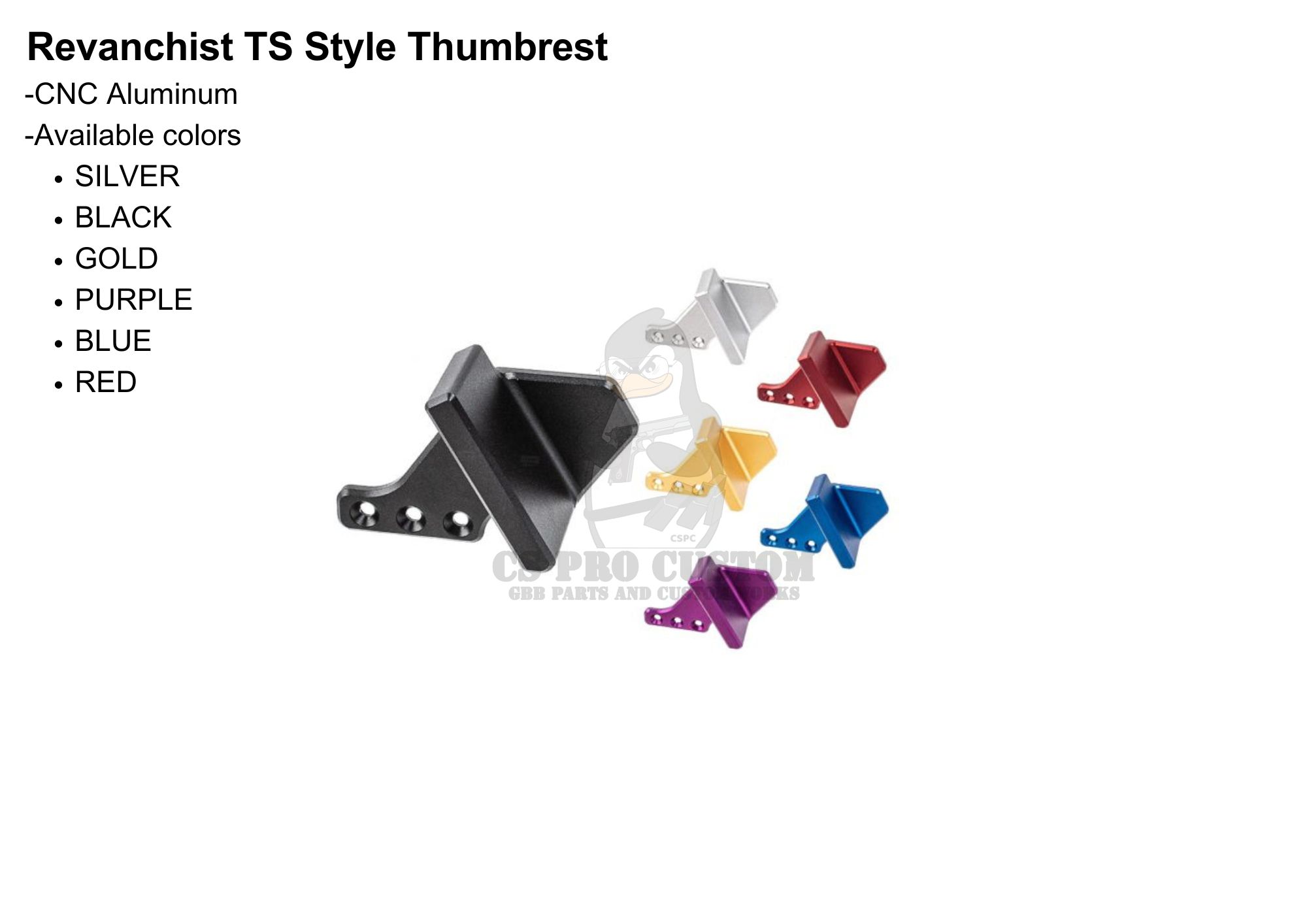 Revanchist TS Style Thumbrest