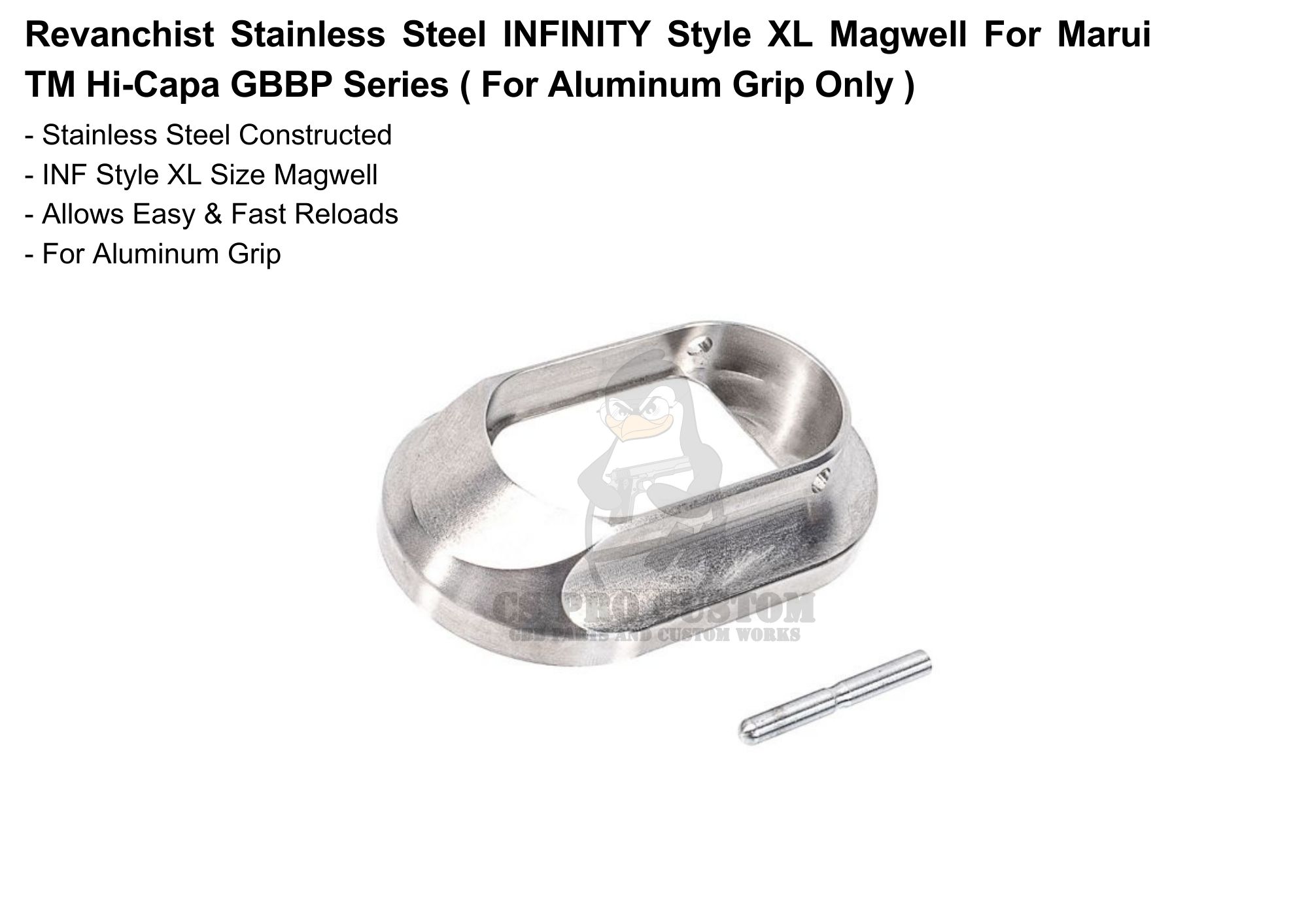 ReVanchist Stainless Steel INFINITY Style XL Magwell