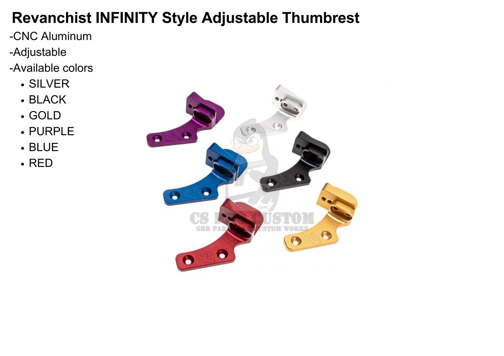 Revanchist INFINITY Style Adjustable Thumbrest