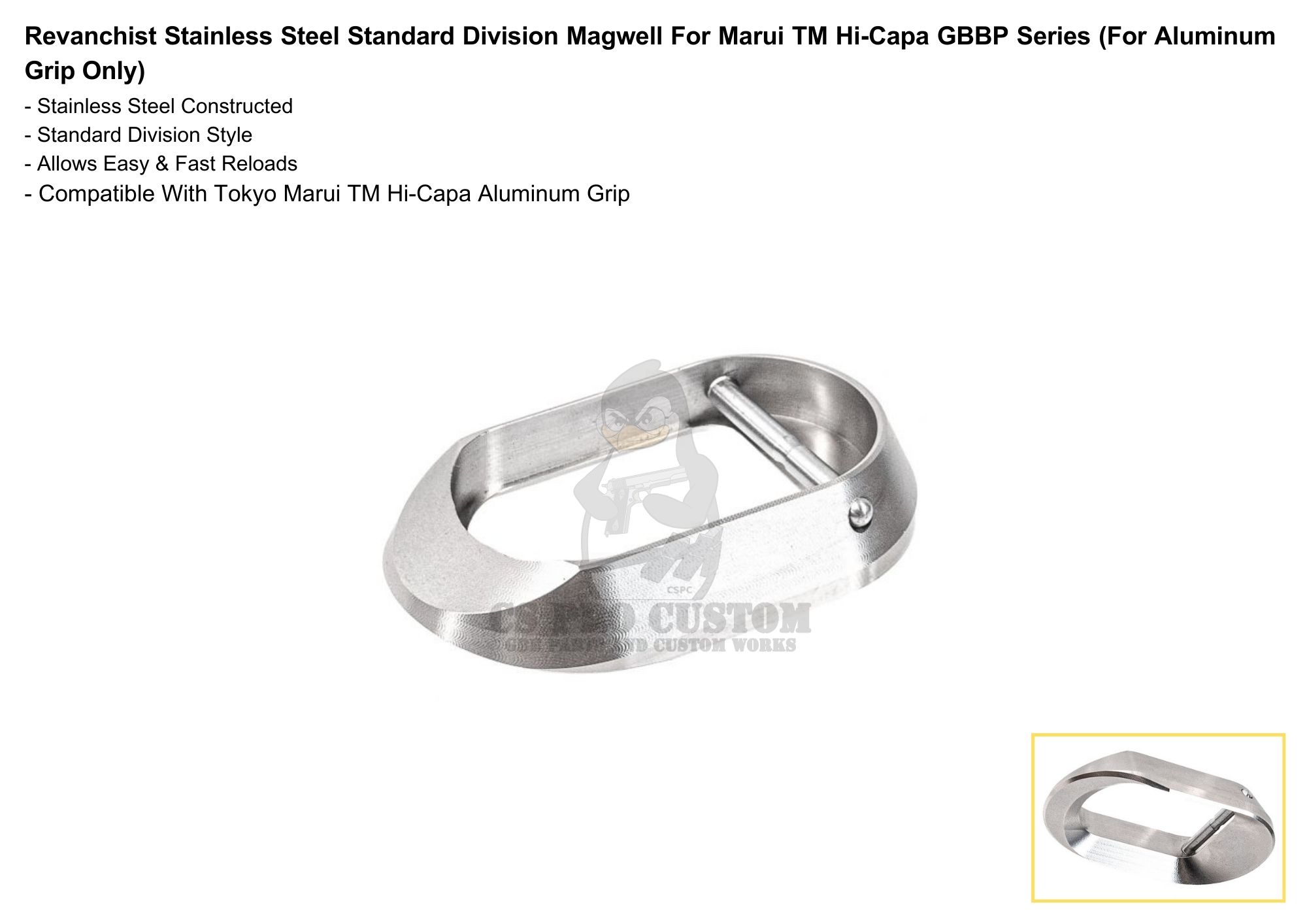 Revanchist Stainless Steel Standard Division Magwell