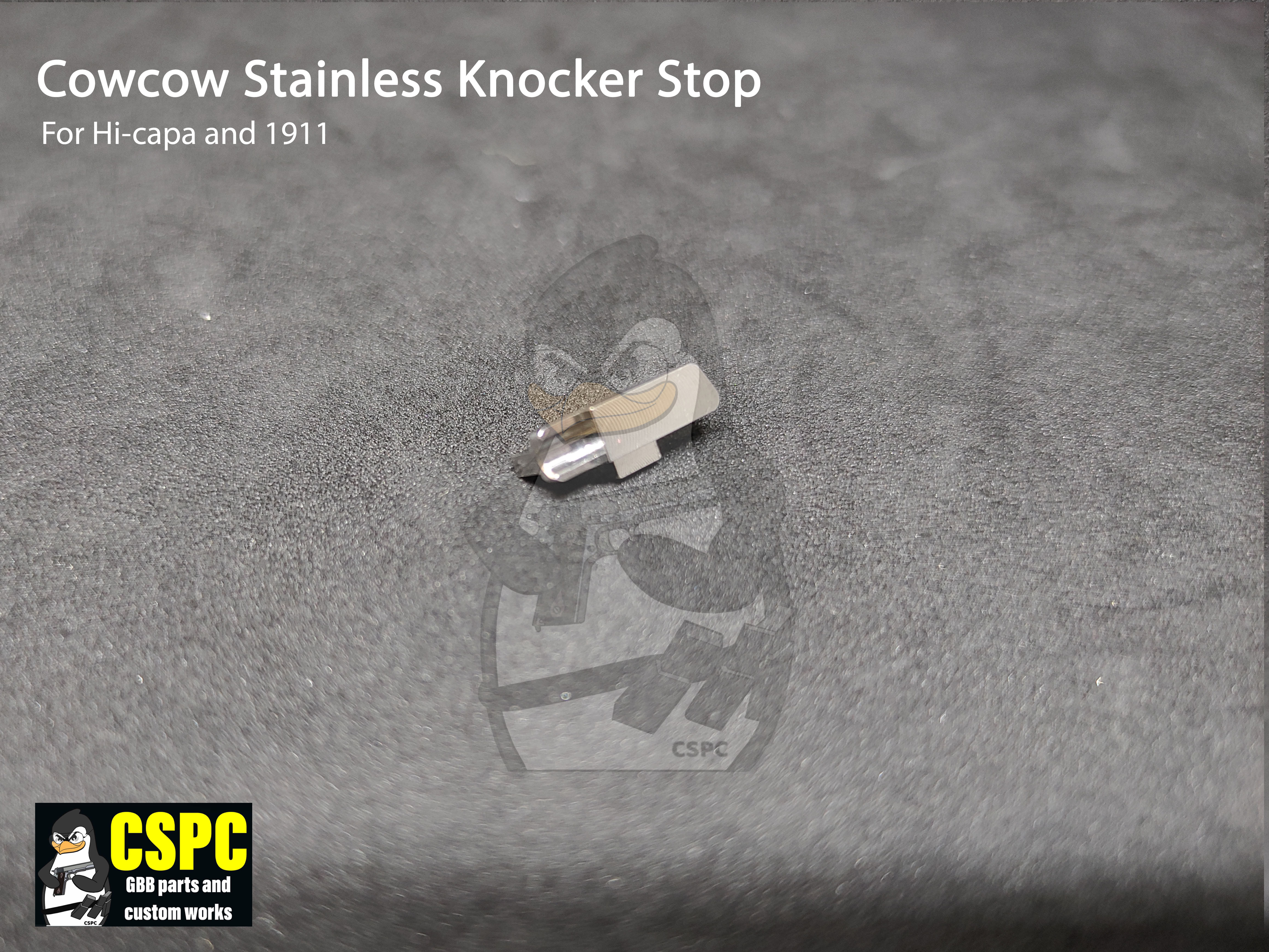 Cowcow Stainless  IP2 Firing Pin Lock/Knocker Stop 