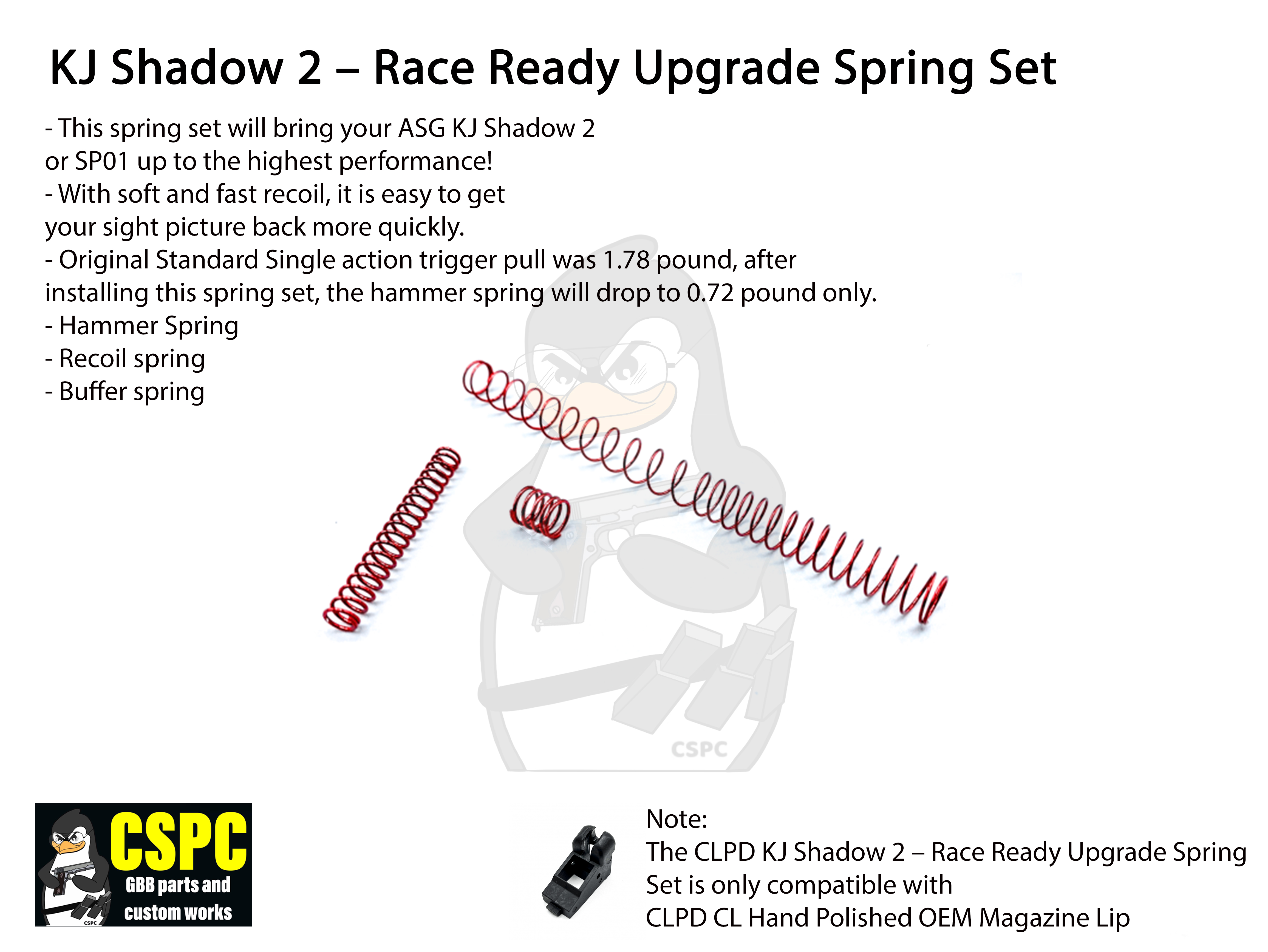 KJ Shadow 2 – Race Ready Upgrade Spring Set