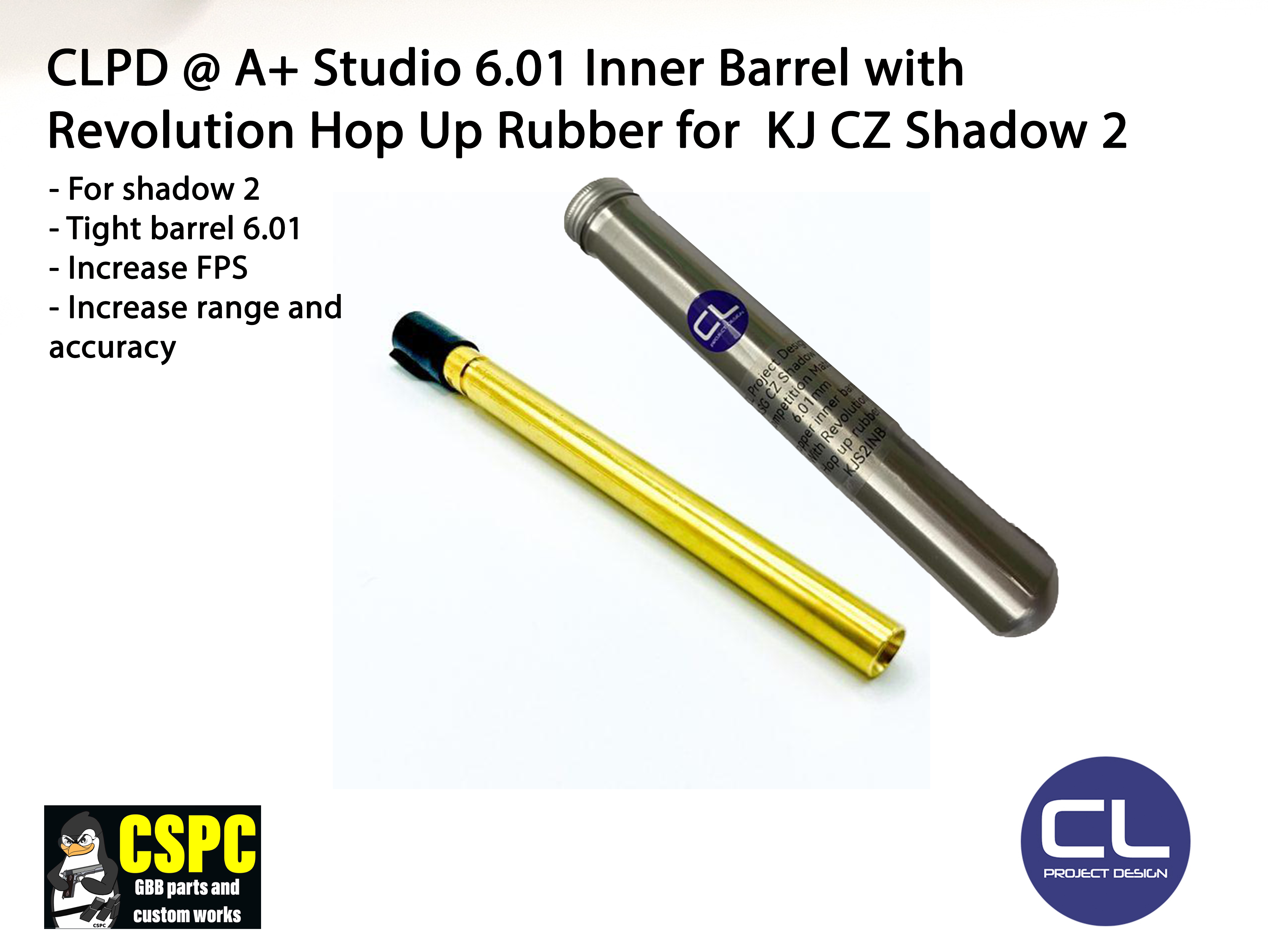 CL Project Design @ A+ Studio 6.01 Inner Barrel with Revolution Hop Up Rubber