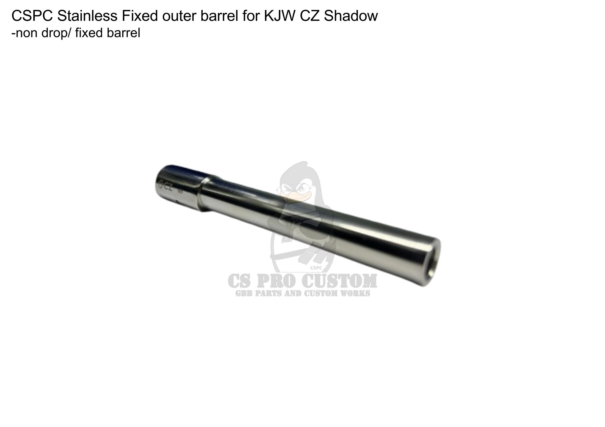 CSPC KJ Shadow 2 Stainless Fixed Outer Barrel