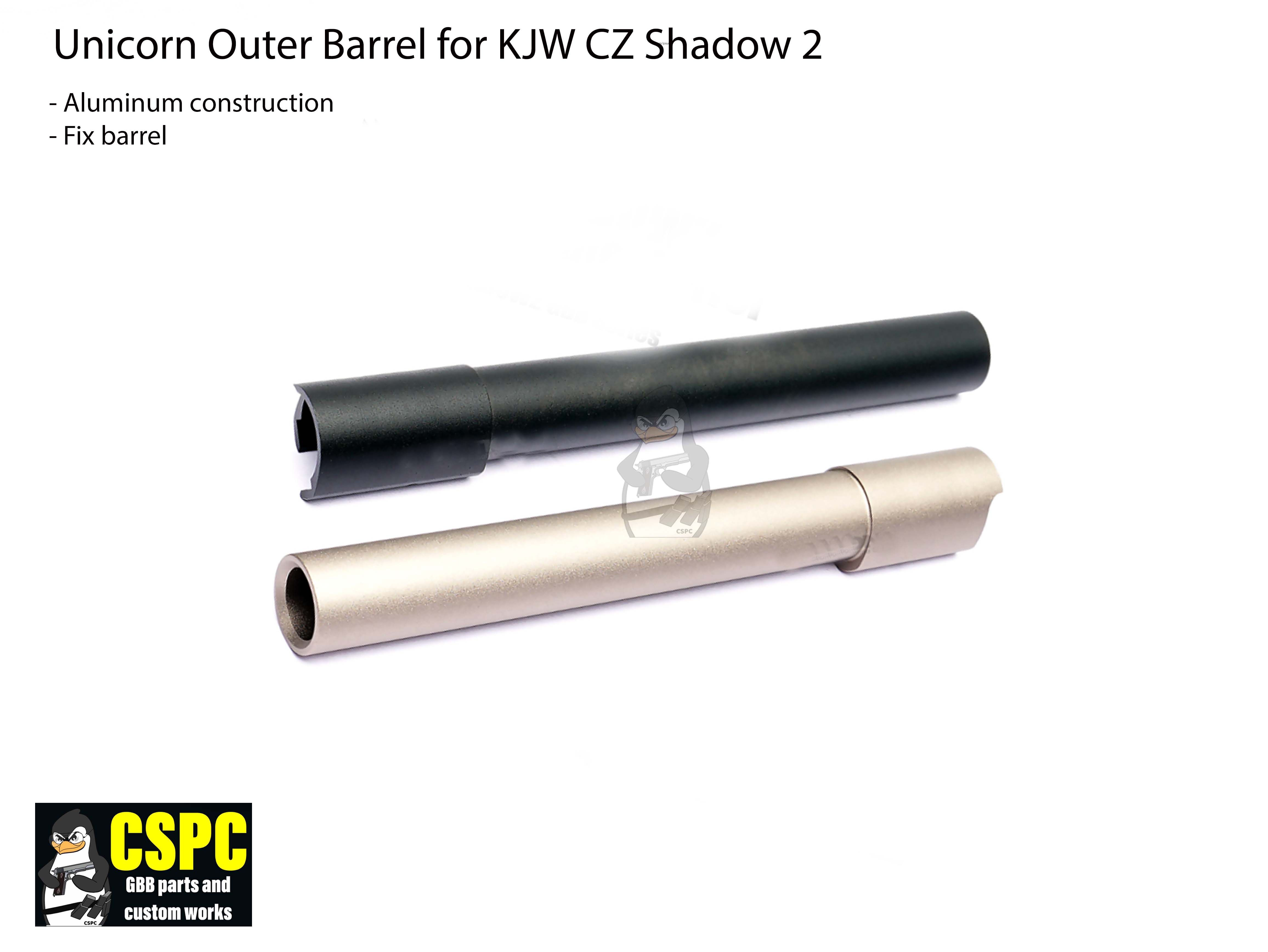 Unicorn fix Outer Barrel for KJW CZ Shadow 2
