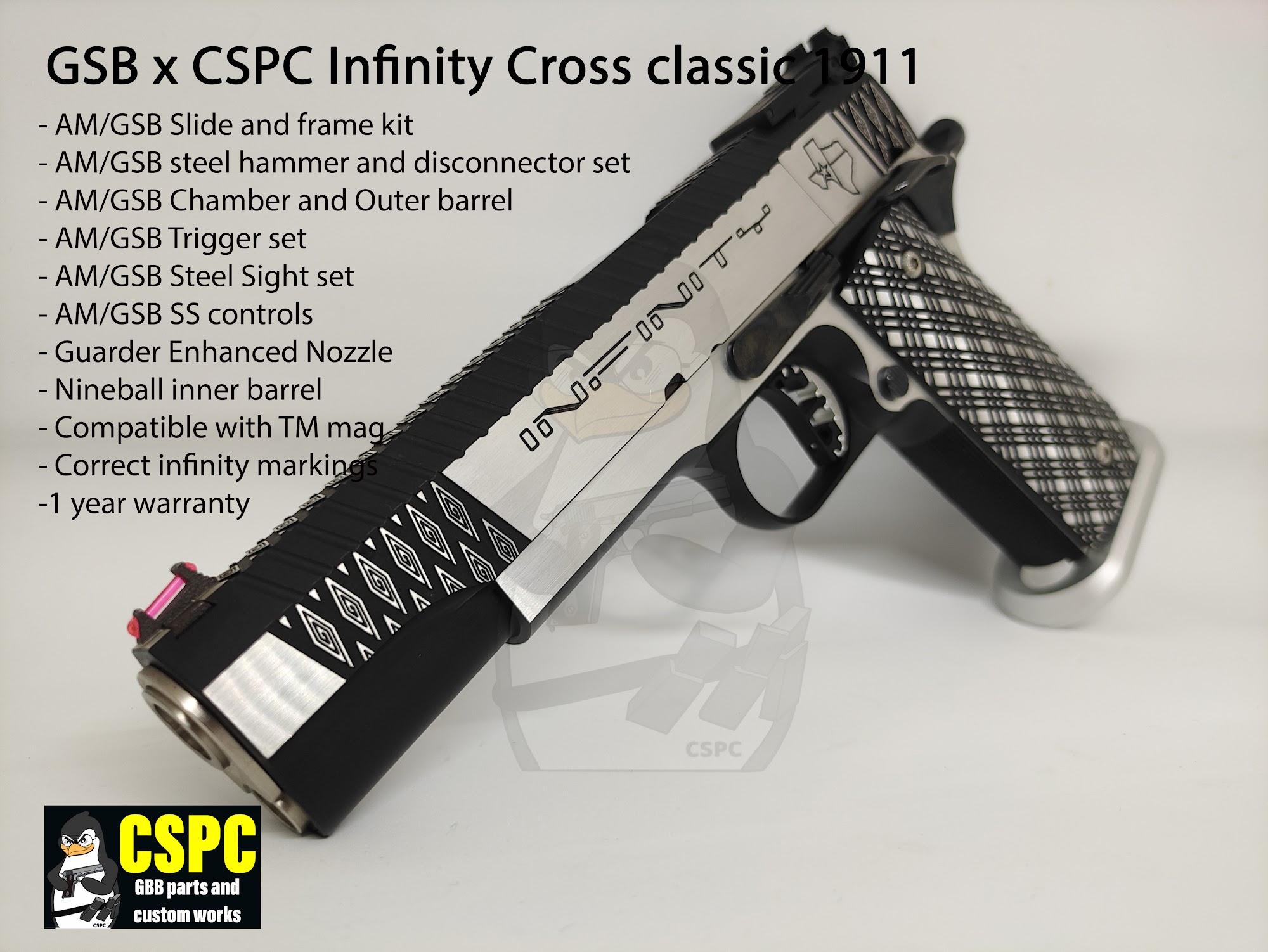 GSB x CSPC Infinity Cross Classic 1911 grand master build